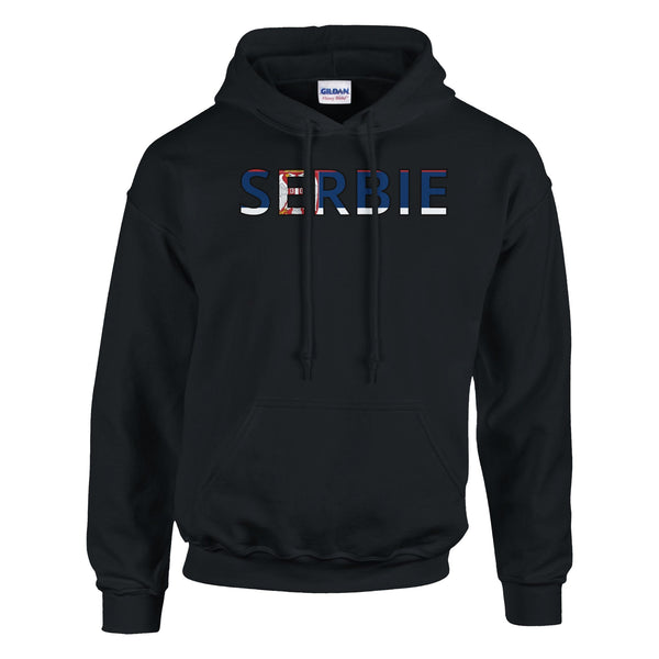 Sweat Drapeau Serbie en écriture