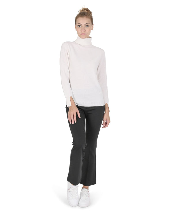 Crown of Edinburgh Cashmere Womens Turtleneck Sweater COE 0023 OFF