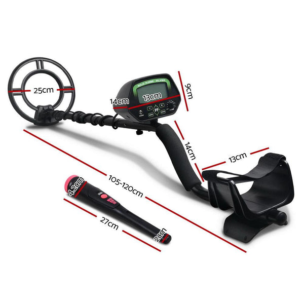 Metal Detector 220MM Deep Sensitive Waterproof Pinpointer Treasure