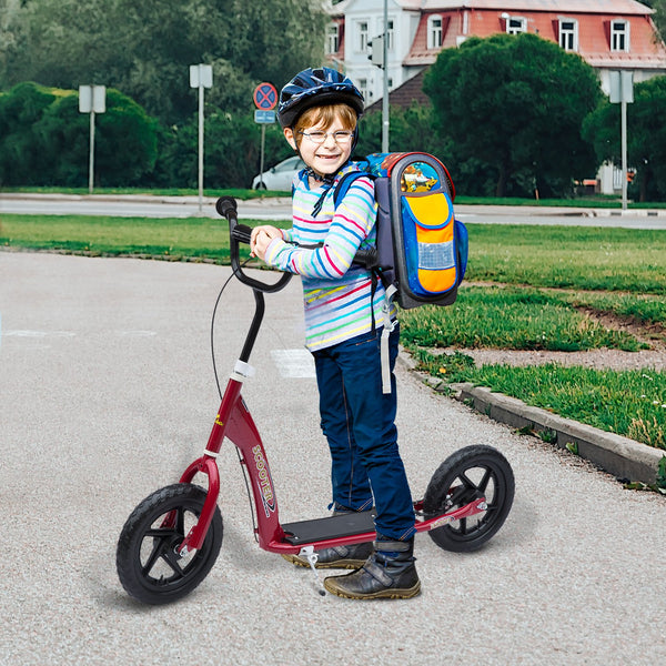 HOMCOM Adjustable Kids Pro Stunt Scooter Children Street Bike Bicycle