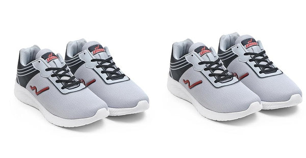 Men's Running Shoes Sports Gym & Walking PACK OF 2 (Size-8)