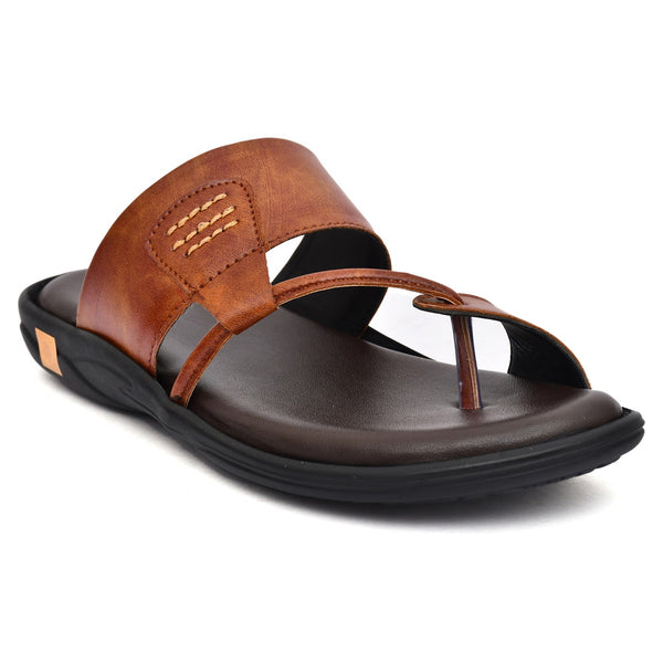 Sleek Men's Slipper Designs (Size-UK-7) (Color-BROWN)