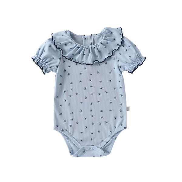 Summer Arrival Baby Unisex Short Sleeves Simple Pattern Onesies